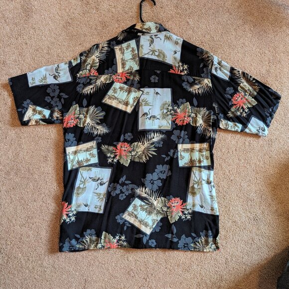 PARADISE by AXIS Mens Hawaiian short sleeve - Picture 4 of 5